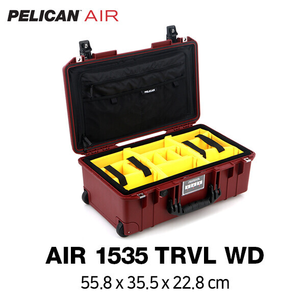 한국 공식 펠리칸 스토어 #,펠리칸에어 1535TRVL WD 하드케이스 (TRVL With Divider) PELICAN AIR