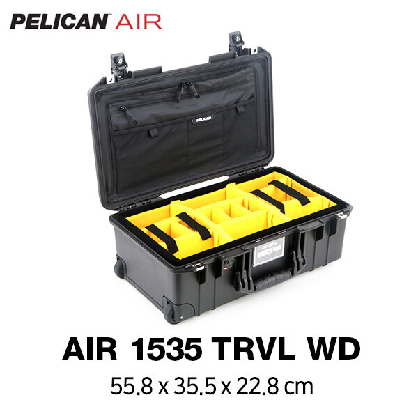 한국 공식 펠리칸 스토어 #,펠리칸에어 1535TRVL WD 하드케이스 (TRVL With Divider) PELICAN AIR